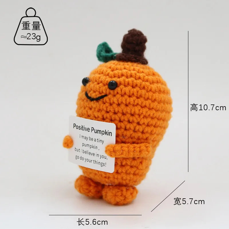 2025 Halloween Crochet Dolls Creative Halloween Decorations Friend Gifts Hand Woven Pumpkins