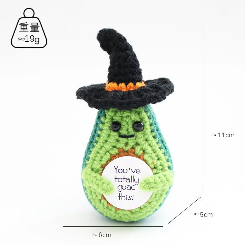 2025 Halloween Crochet Dolls Creative Halloween Decorations Friend Gifts Hand Woven Pumpkins