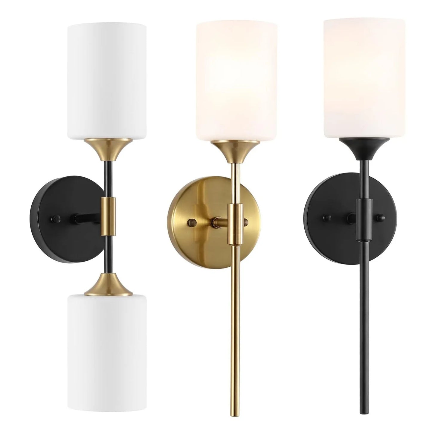 Nordic Modern Simple Bedside Wall Lamp Wrought Iron Living Room Corridor Bedroom Wall Lights
